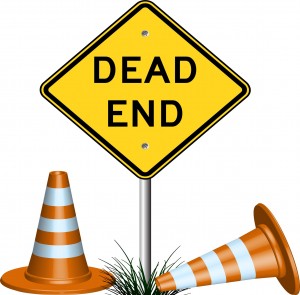 dead end sign