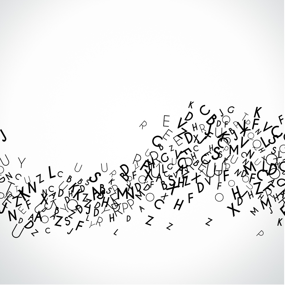 Abstract Letters (Shutterstock)