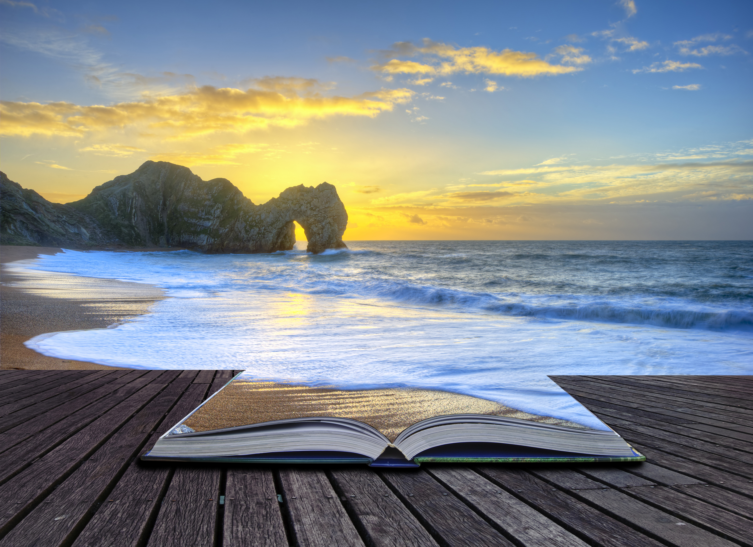 book-on-beach-shutterstock