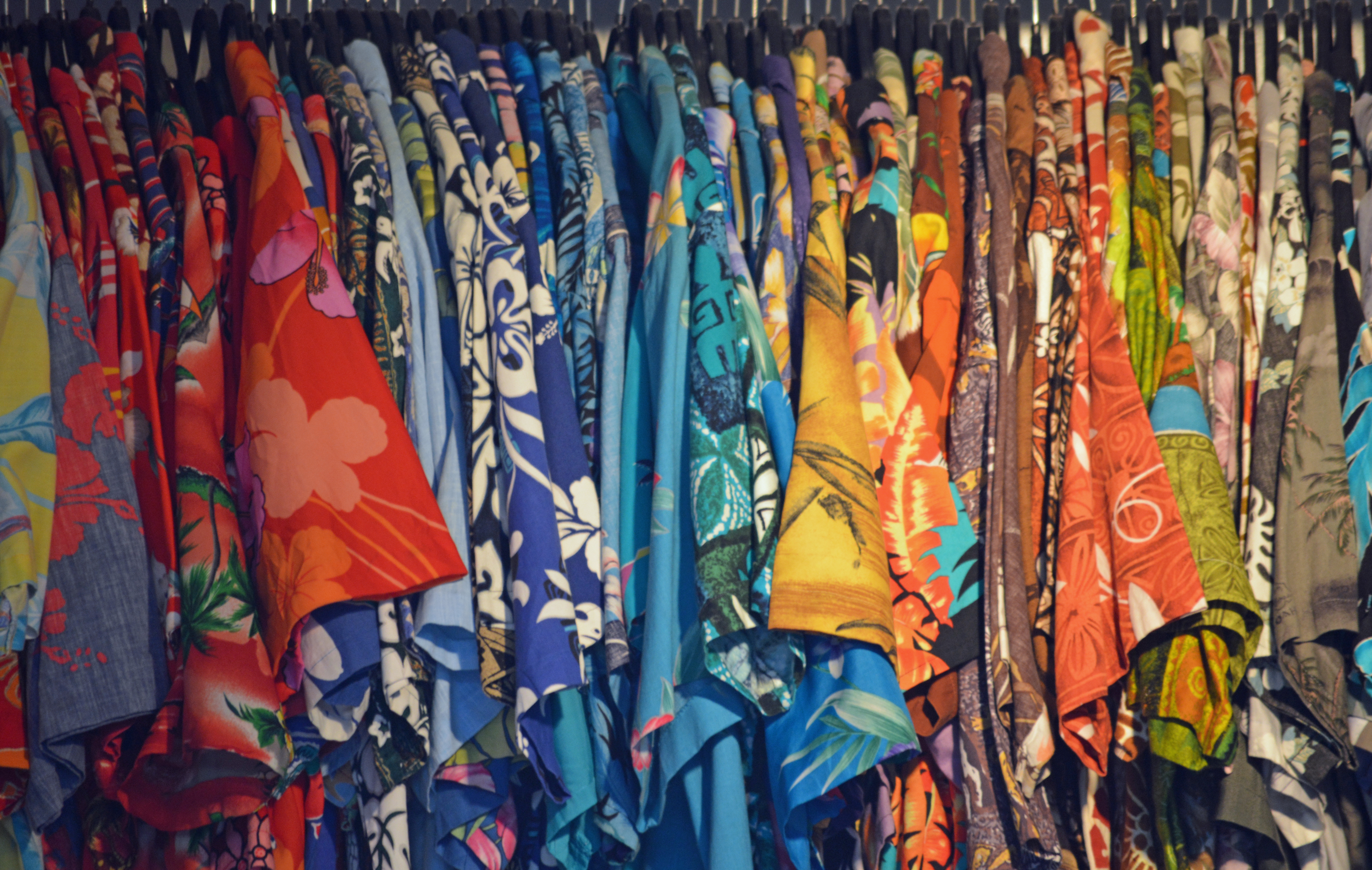 Row Hawaiian Shirts (Flickr)