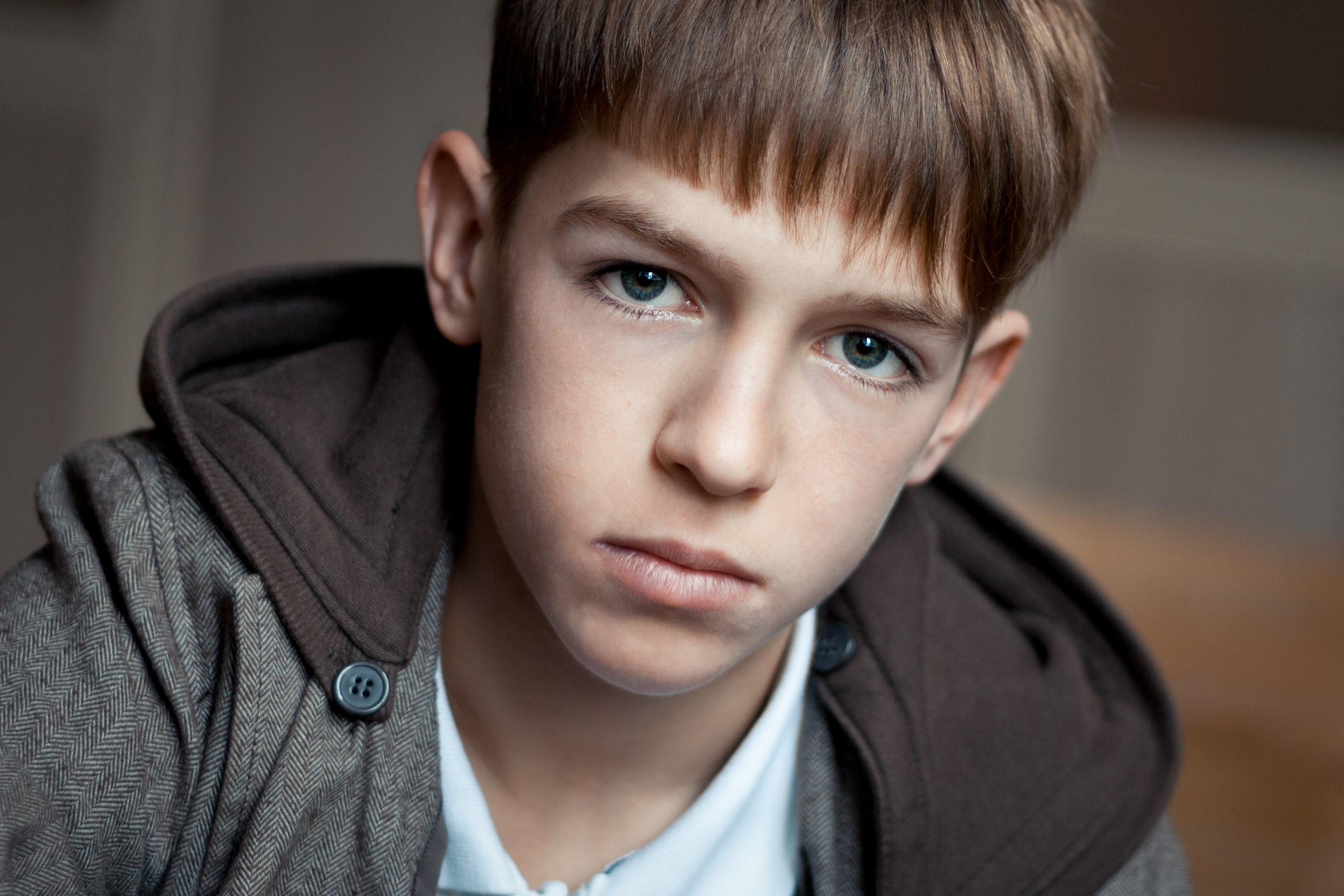 Male student face to camera close up (Shutterstock)