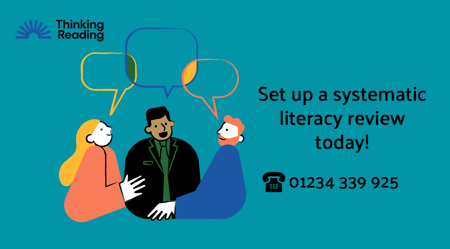 Set up a systematic literacy review today – three adults