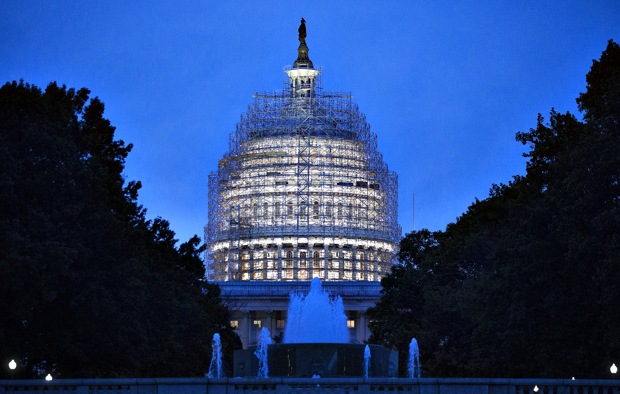 Views Of The U.S. Capitol As Republicans Take Control Of The Sen