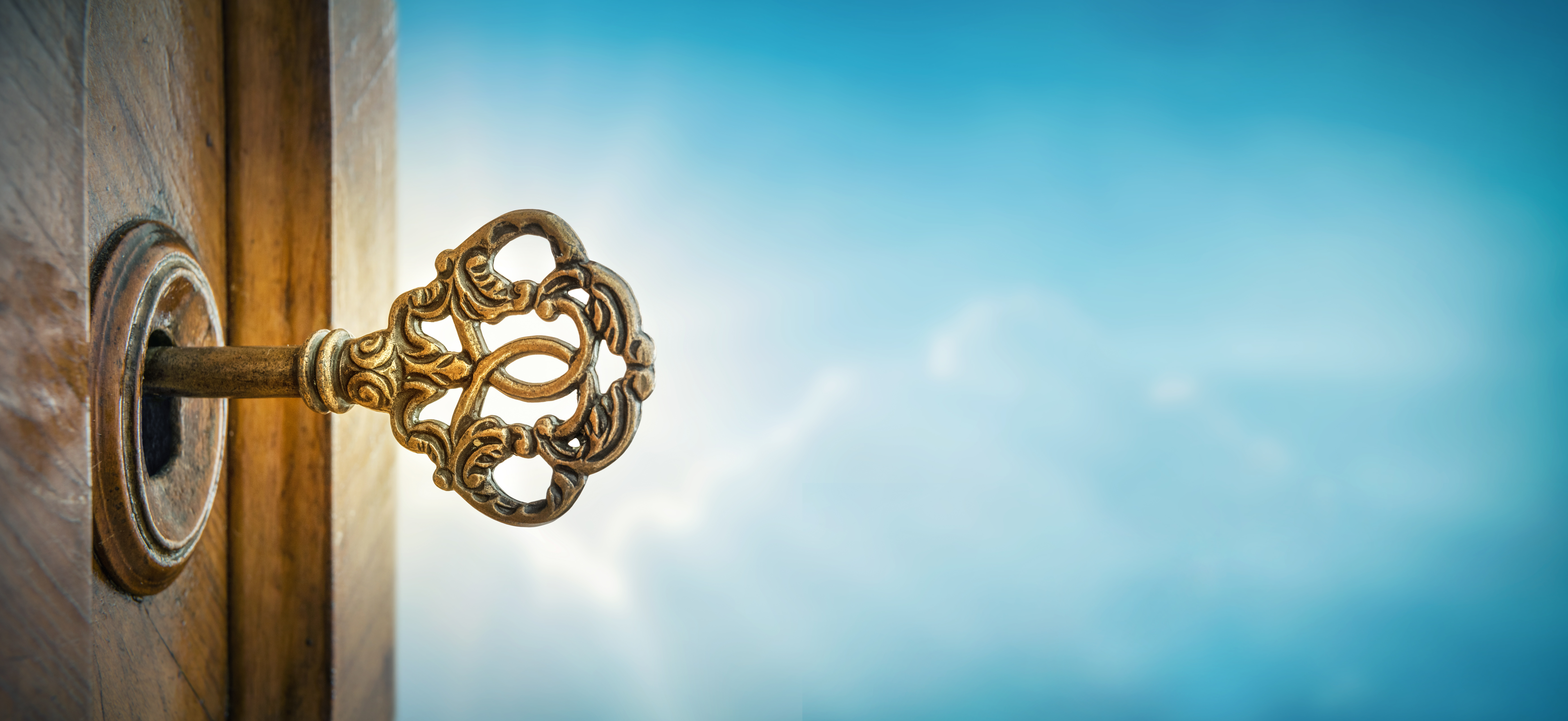 Key in lock (Shutterstock)