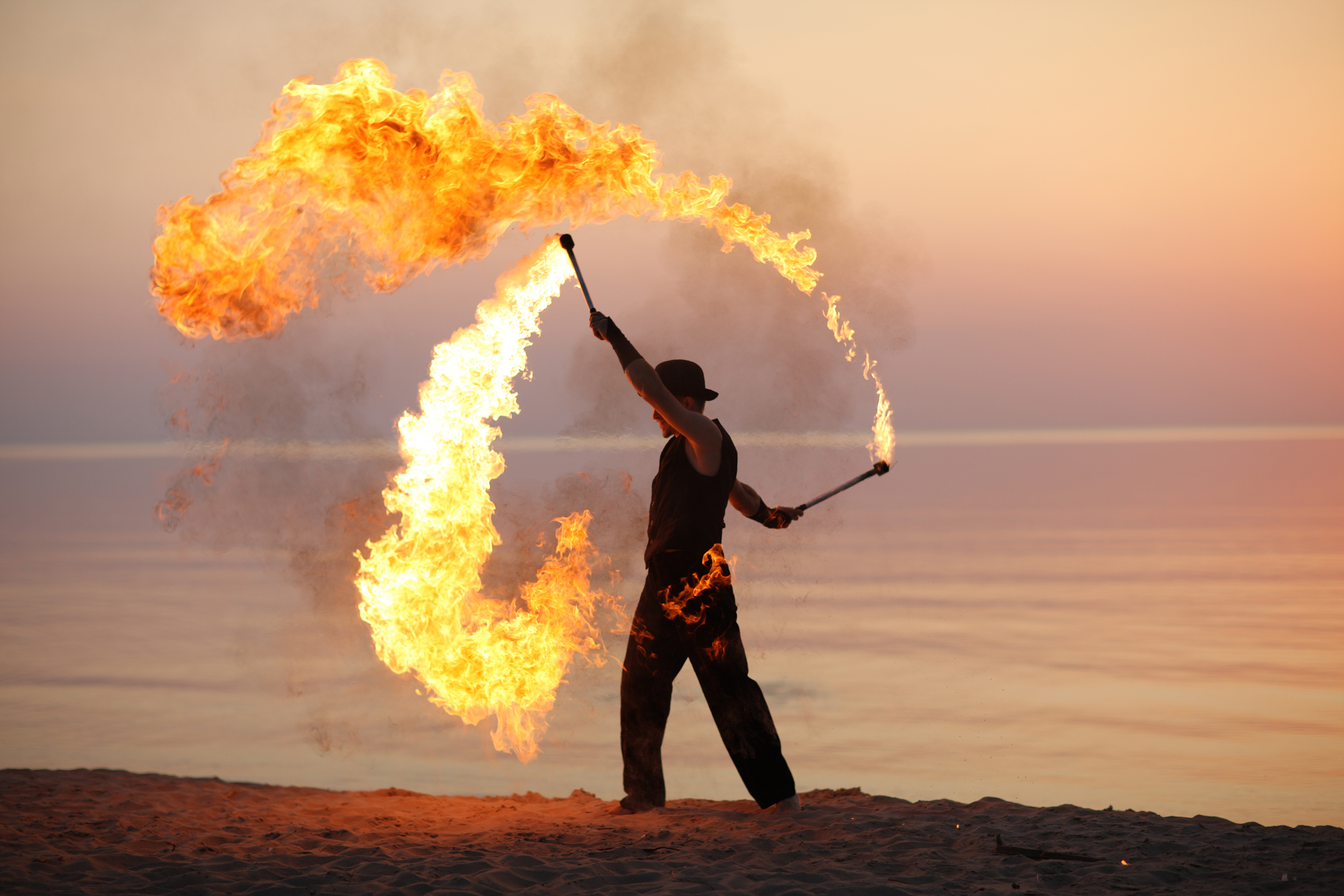 Fire juggler (Shutterstock)