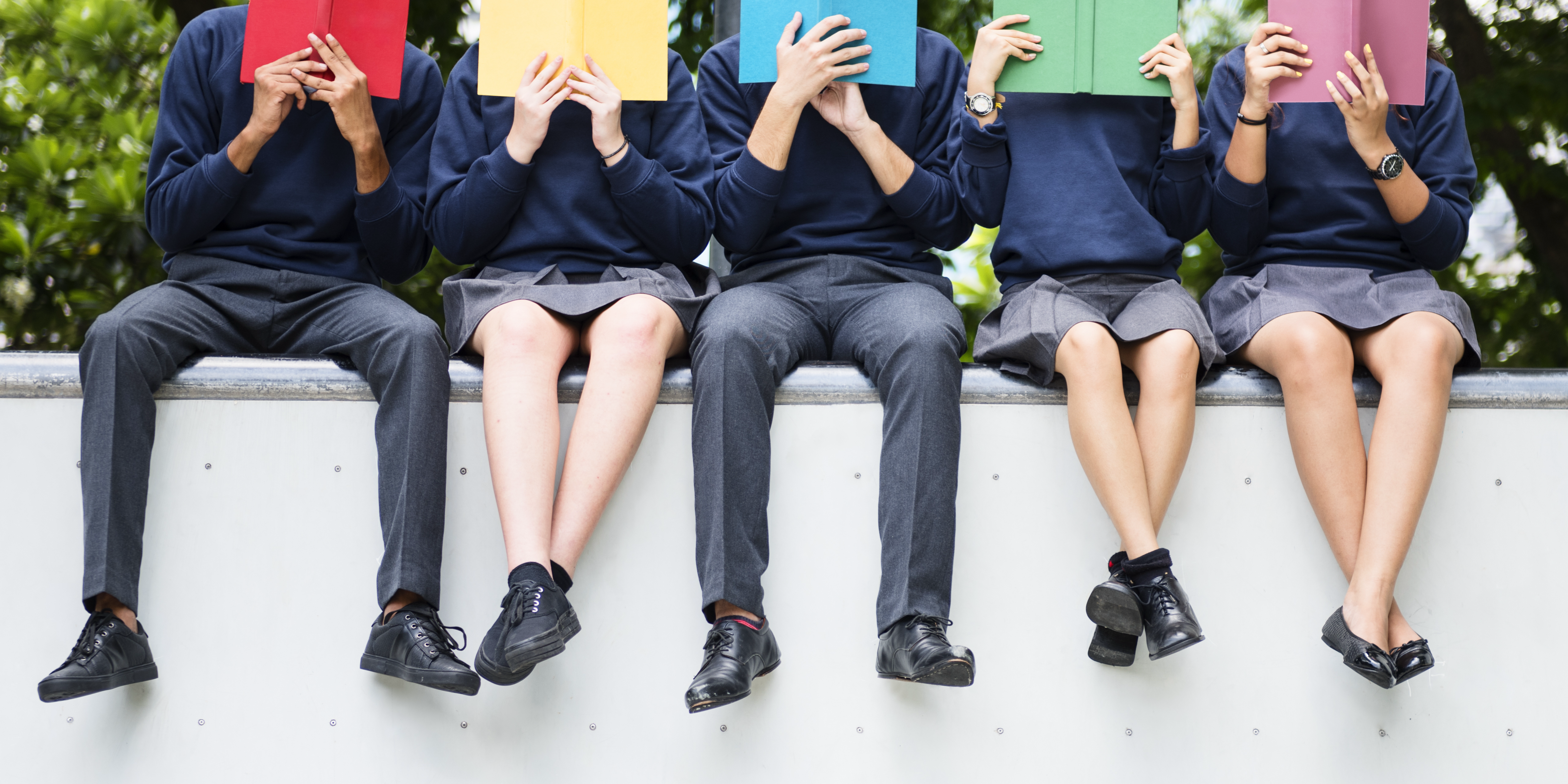 Students reading (Shutterstock)